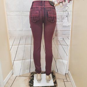 Women Stretch High Rise Contoured Skinny Jeans 11